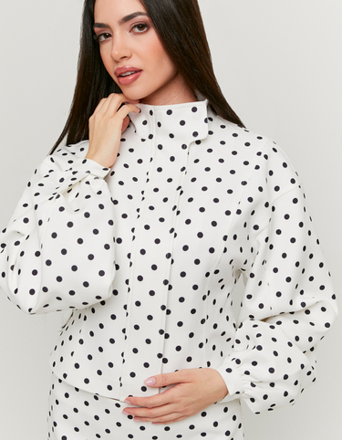 Weiße Jacke mit Punkten | TALLY WEiJL