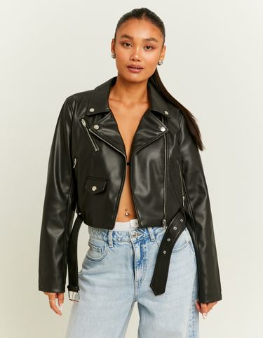 Black Biker Jacket | TALLY WEiJL