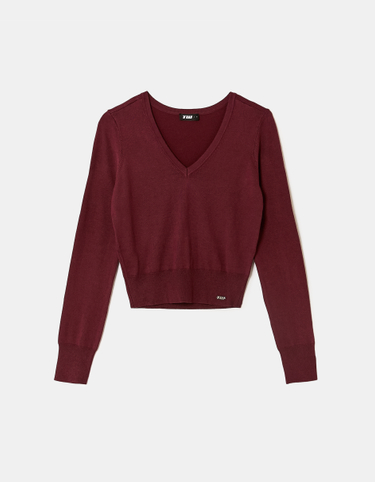 Bordeaux Pullover | TALLY WEiJL