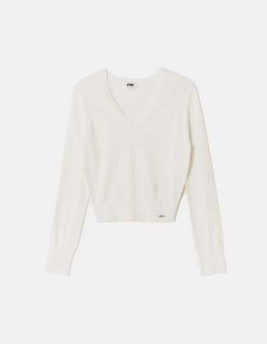 Weißer Pullover | TALLY WEiJL