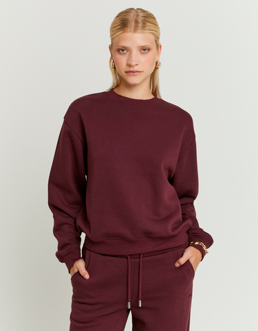 Sweat Basique Bordeaux | TALLY WEiJL
