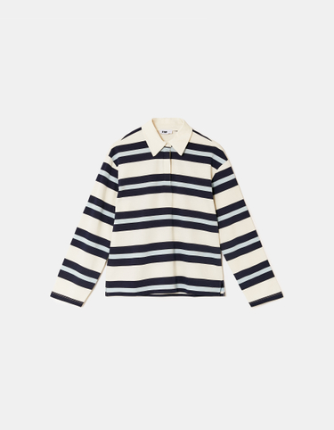 Biały T-shirt z długimi rękawami | TALLY WEiJL