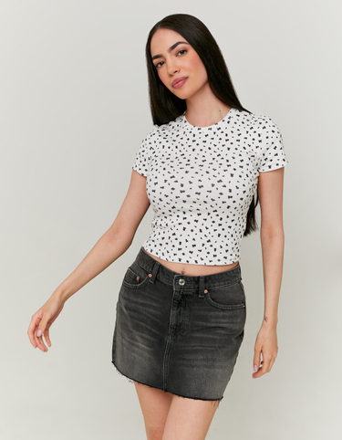 T-shirt Basic Floral | TALLY WEiJL