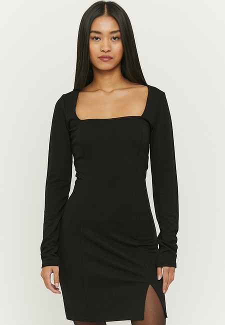 TALLY WEiJL, Μίνι μαύρο φόρεμα με σκίσιμο for Women