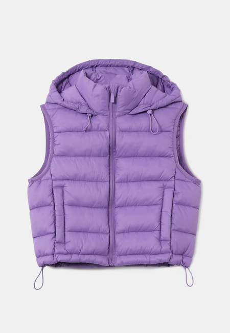 TALLY WEiJL, Purple Sleeveless Padded Jacket for Women