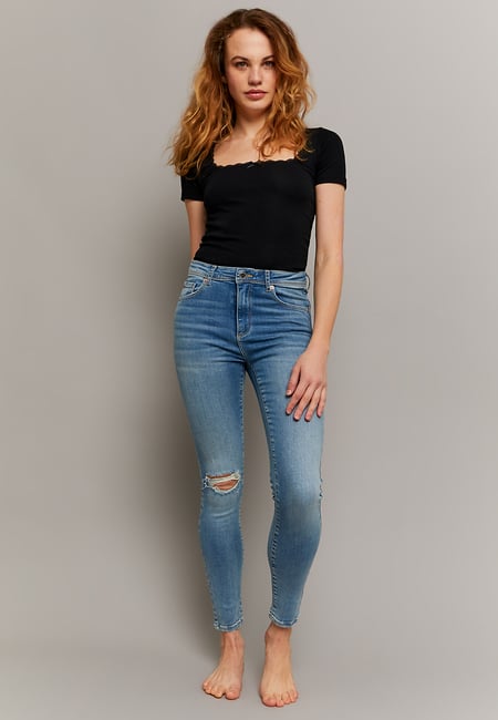 TALLY WEiJL, Jeans Skinny Push Up a Vita Media for Women