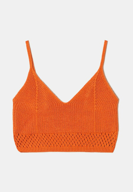 TALLY WEiJL, Oranges Crochet Bralet for Women