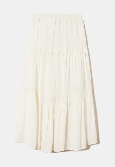TALLY WEiJL, White Midi Skirt for Women