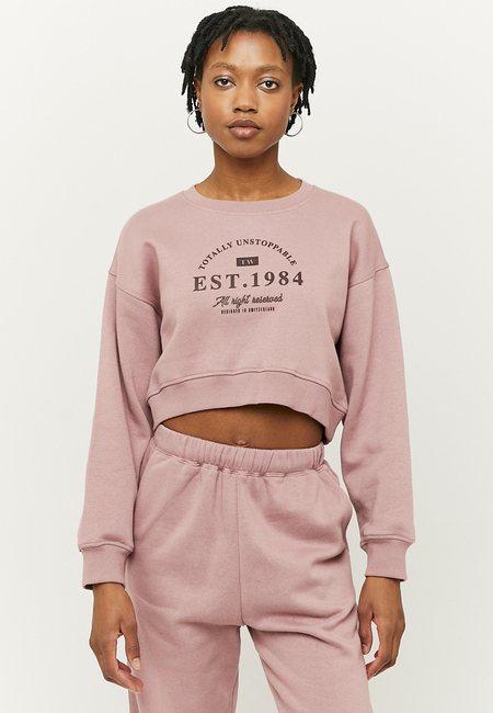 TALLY WEiJL, Pinkes Bedrucktes Sweatshirt for Women