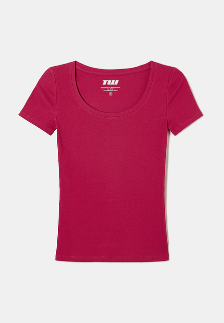 TALLY WEiJL, Ροζ Basic T-shirt for Women