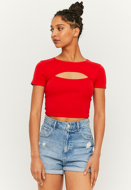 TALLY WEiJL, Top Corto Cut Out for Women