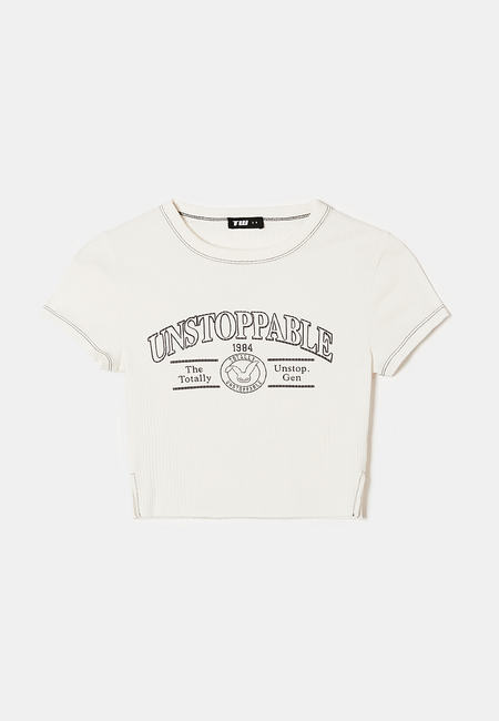 TALLY WEiJL, T-Shirt croisé imprimé for Women