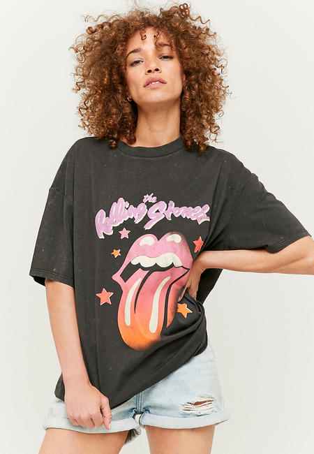 TALLY WEiJL, Graues Bedrucktes T-Shirt for Women