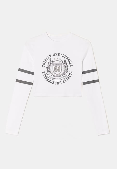 TALLY WEiJL, Printed Long Sleeves T-Shirt for Women