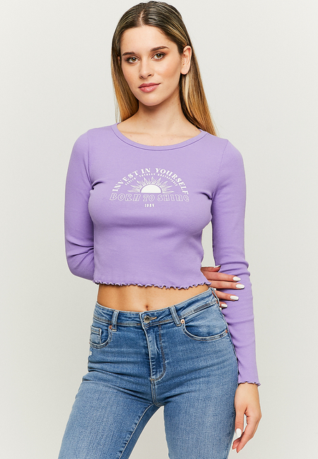 TALLY WEiJL, T-Shirt Imprimé Violet for Women