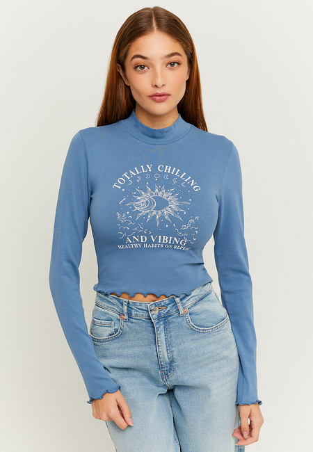 TALLY WEiJL, T-shirt Fantasia Blu for Women
