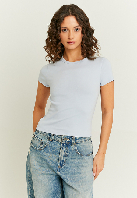 TALLY WEiJL, T-shirt Basic Γαλάζιο for Women