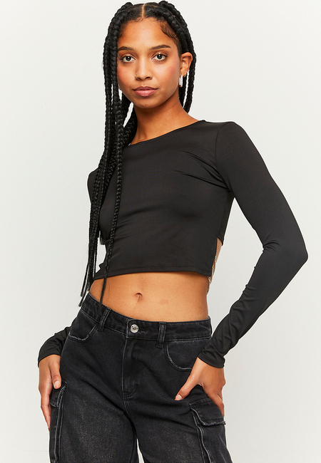 TALLY WEiJL, Cropped Top mit abnehmbarer Strasskette for Women
