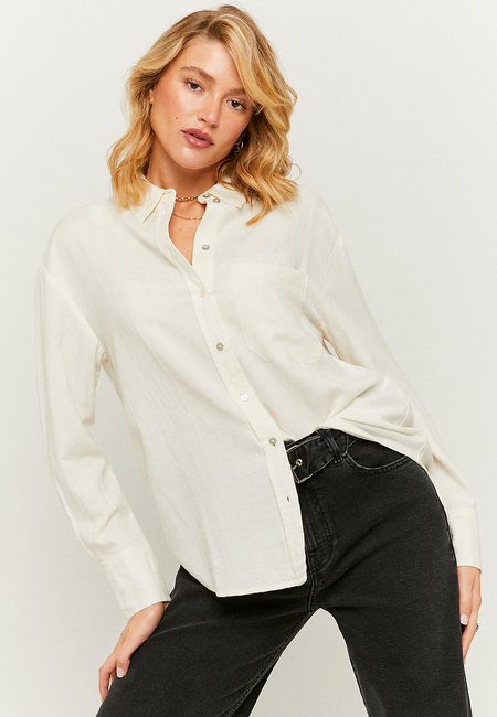 TALLY WEiJL, White Oversize Shirt  for Women