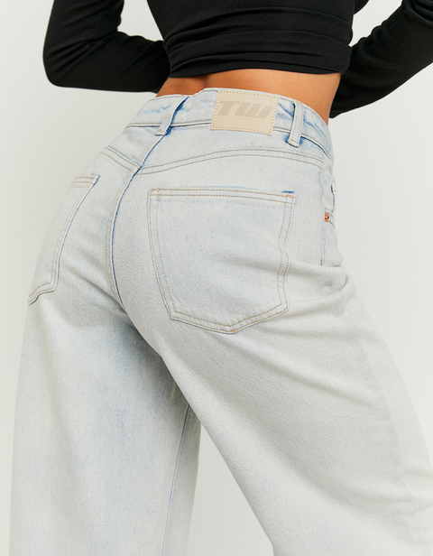 Jeans Wide Leg a Vita Alta