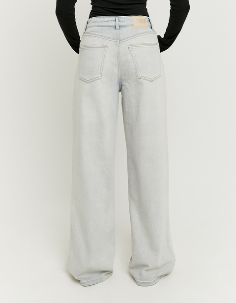 Jeans Wide Leg a Vita Alta
