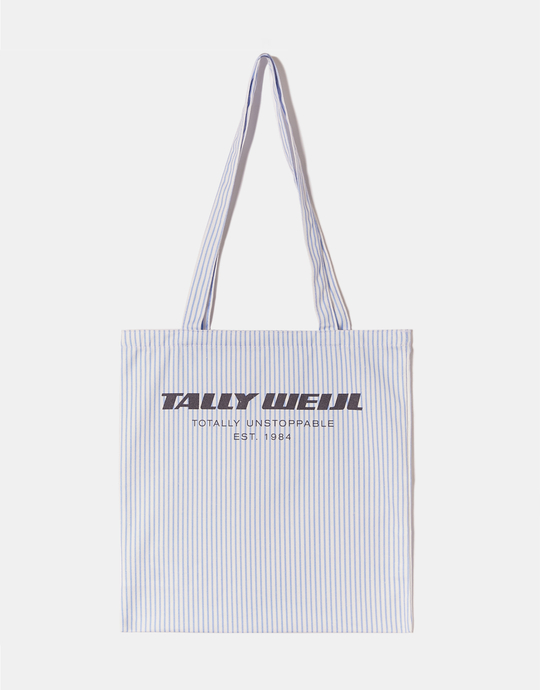 Striped Tote Bag with Print | TALLY WEiJL