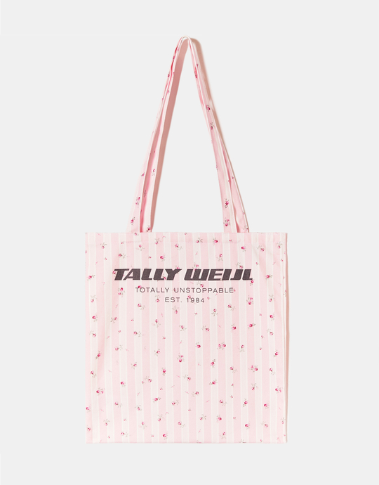 Floral Tote Bag with Print | TALLY WEiJL