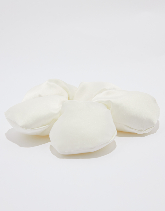 White Flower Shape Scrunchie | TALLY WEiJL