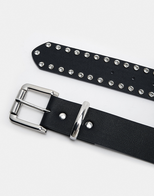 Cintura Nera con Borchie | TALLY WEiJL