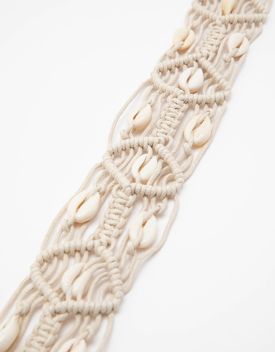Ceinture en Macramé avec Coquillages | TALLY WEiJL