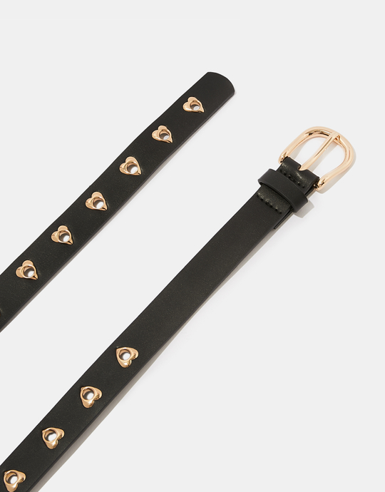 Ceinture Noire à Œillets | TALLY WEiJL