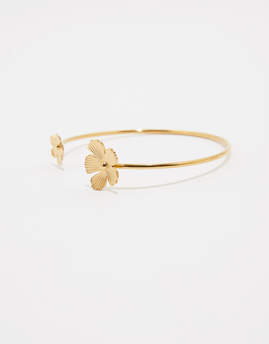 Goldene Manschette mit Blumen | TALLY WEiJL