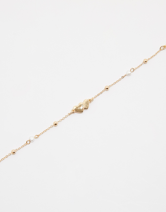 Golden Bracelet with Heart | TALLY WEiJL