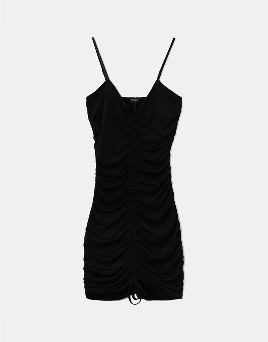 Robe Froncée Noire | TALLY WEiJL