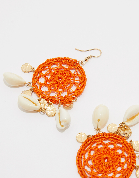 Makramee-Ohrringe mit Muscheln | TALLY WEiJL