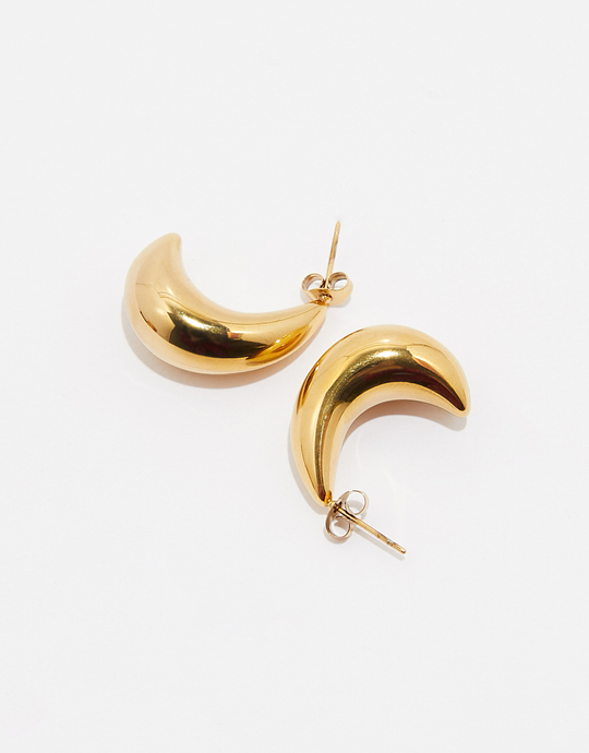 Goldene Halbcreolen | TALLY WEiJL