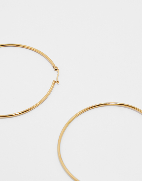 Maxi orecchini a cerchio dorati | TALLY WEiJL