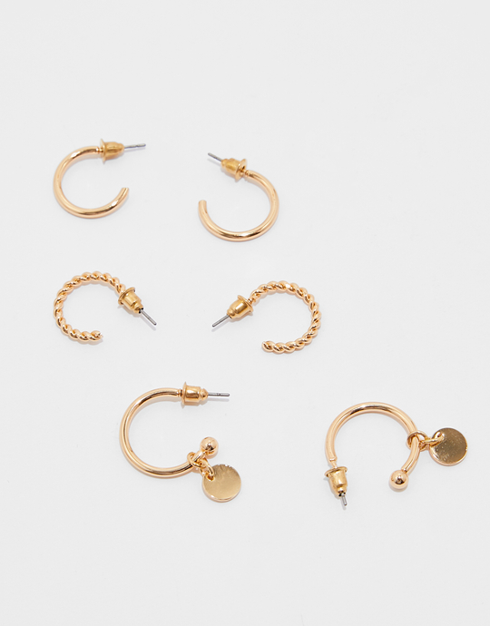 Set of 3 Hoops Earrings | TALLY WEiJL