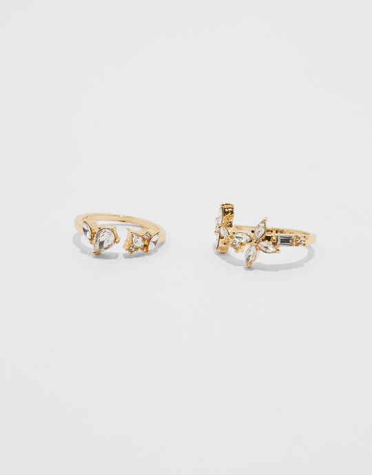 Set of 2 Golden Rings | TALLY WEiJL