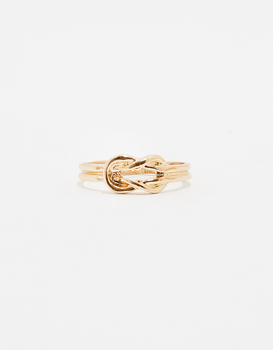 Bague Dorée Torsadée | TALLY WEiJL
