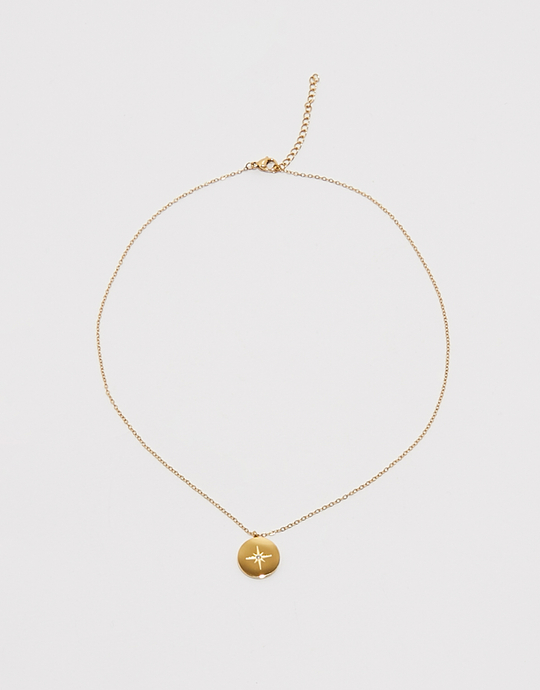 Goldene Halskette mit Anhänger | TALLY WEiJL