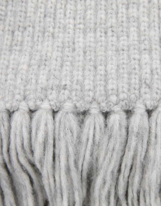 Grauer Schal mit Fransen | TALLY WEiJL