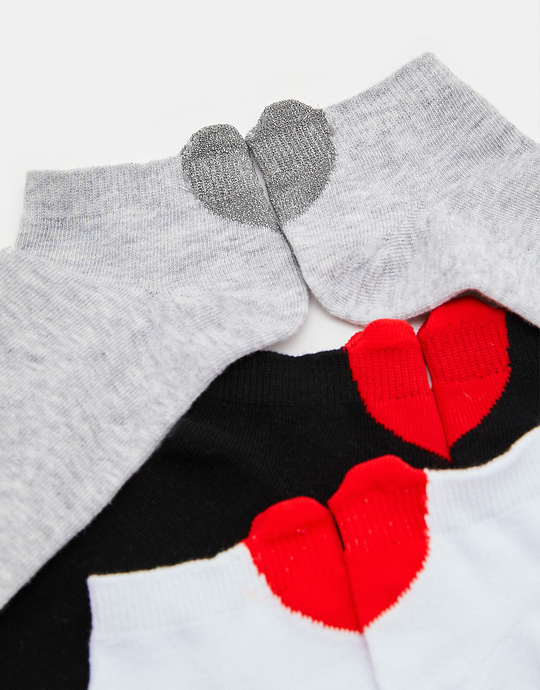 Herz-Socken im 3er-Pack | TALLY WEiJL