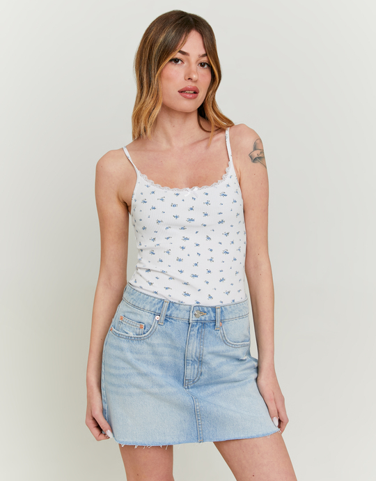 Body a Fiori con Bordi in Pizzo | TALLY WEiJL