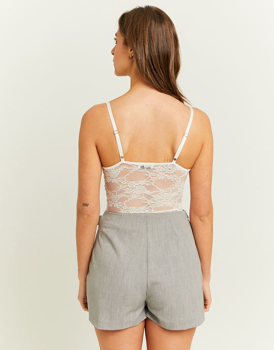 Body Corsetto in Pizzo Bianco | TALLY WEiJL