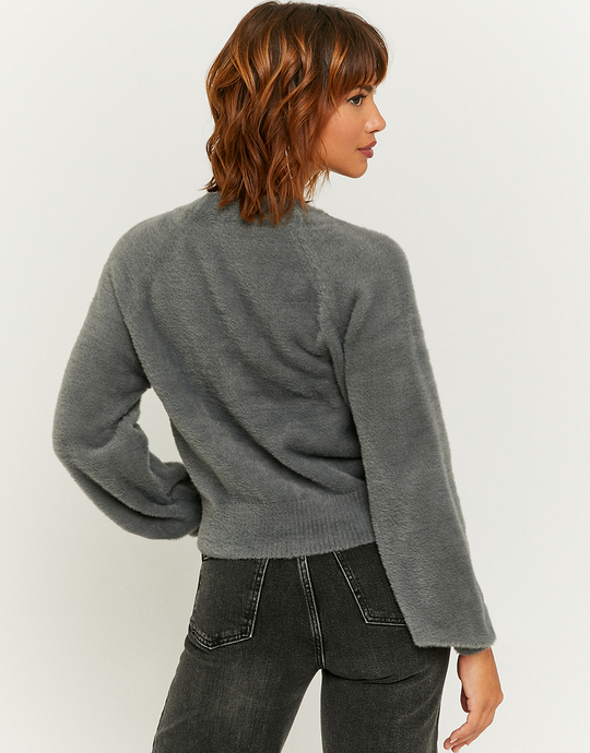 Grauer Cardigan mit Knöpfen | TALLY WEiJL