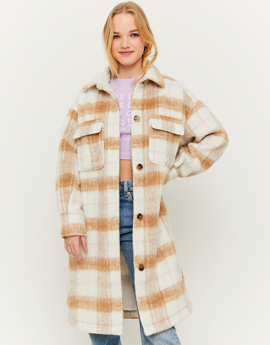 Karierte lange Hemdjacke | TALLY WEiJL