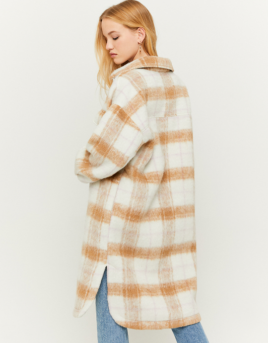 Karierte lange Hemdjacke | TALLY WEiJL