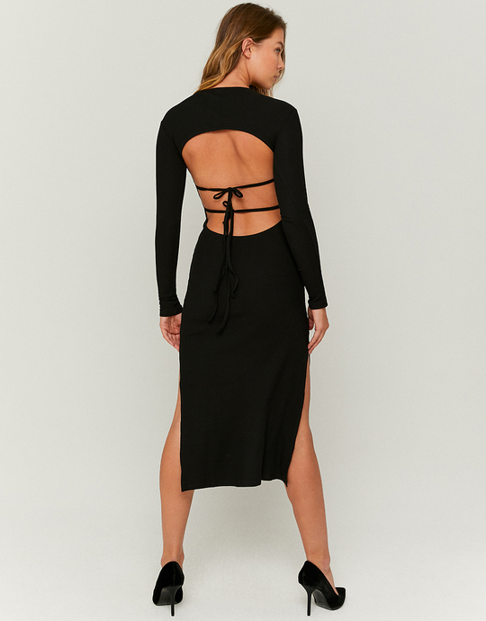 Combinaison Noire Manches Longues | TALLY WEiJL