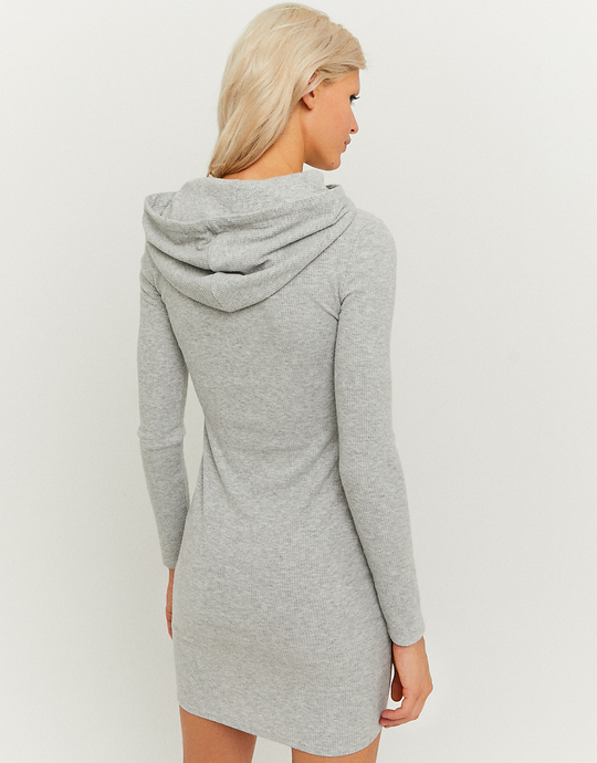 Robe Grise Courte Manches Longues | TALLY WEiJL